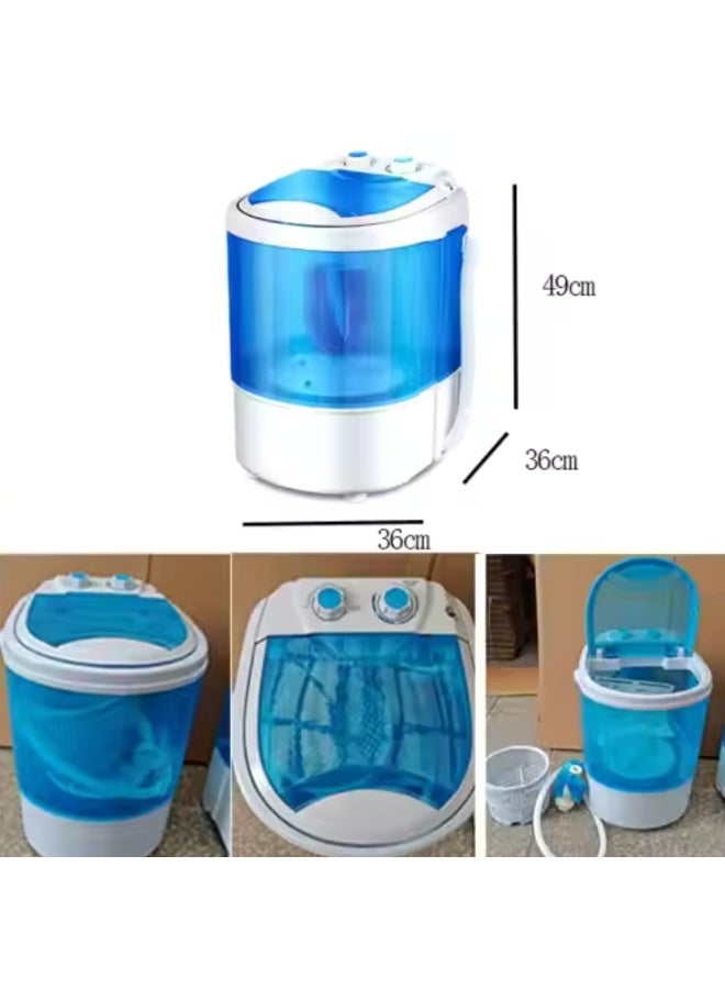 Denx Mini home washing machine for clothes and shoes with cleaning tools for sneakers - Image 3