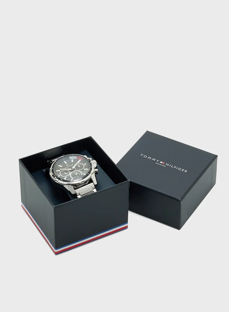 TOMMY HILFIGER  Mens Analog Multifunction Quartz Watch With Silver Stainless Steel Bracelet - 1791936 for Men | Best Price UAE