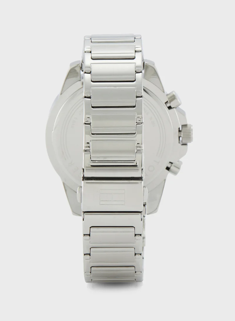 TOMMY HILFIGER  Mens Analog Multifunction Quartz Watch With Silver Stainless Steel Bracelet - 1791936 for Men | Best Price UAE