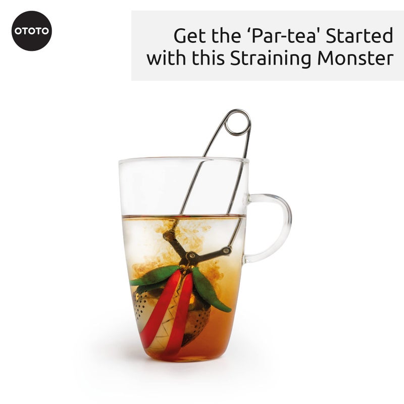 OTOTO Cute Tea Infuser by OTOTO - Loose Leaf Tea Steeper, Tea Accessories, Tea Diffusers, Tea Infuser for Loose Leaf Tea, Tea Strainers, Cute Gifts, Tea Gift Set, Kitchen Gifts, Cooking Gadgets - Image 4