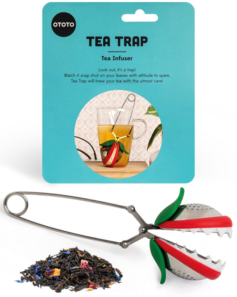 OTOTO Cute Tea Infuser by OTOTO - Loose Leaf Tea Steeper, Tea Accessories, Tea Diffusers, Tea Infuser for Loose Leaf Tea, Tea Strainers, Cute Gifts, Tea Gift Set, Kitchen Gifts, Cooking Gadgets - Image 1