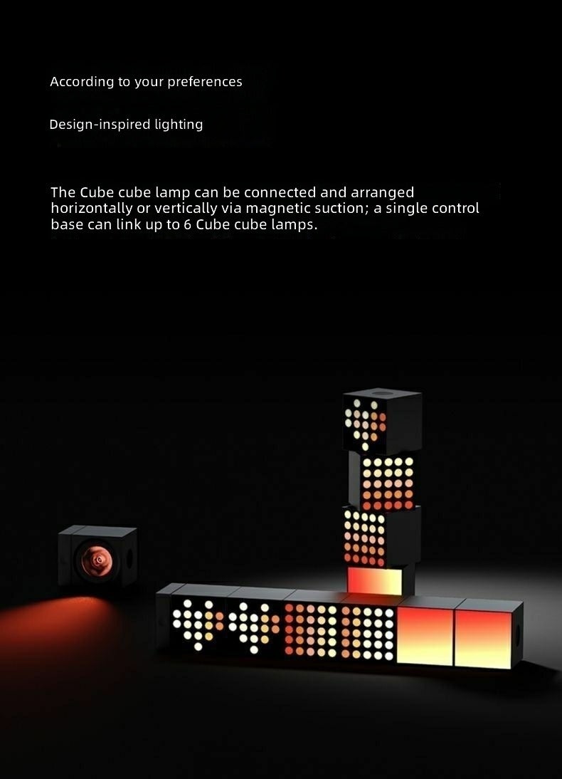 Yeelight Smart LED Cube Light - Dot Matrix Color Changing Desktop Atmosphere Lamp, HomeKit Compatible - Image 5