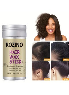 Rozino ROZINO Hair Wax Stick - 75g, Natural Plant Essence & Vitamins for Deep Hydration, Prevents Split Ends & Dryness, Alcohol-Free  - Image 3