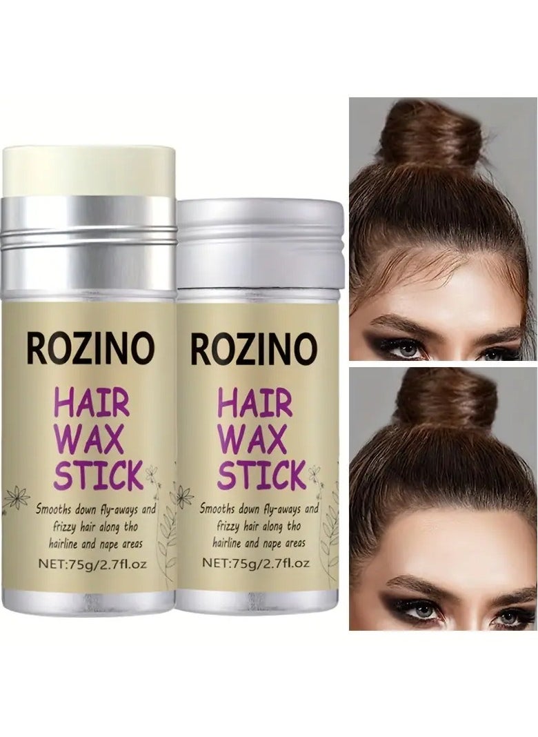 Rozino ROZINO Hair Wax Stick - 75g, Natural Plant Essence & Vitamins for Deep Hydration, Prevents Split Ends & Dryness, Alcohol-Free  - Image 4
