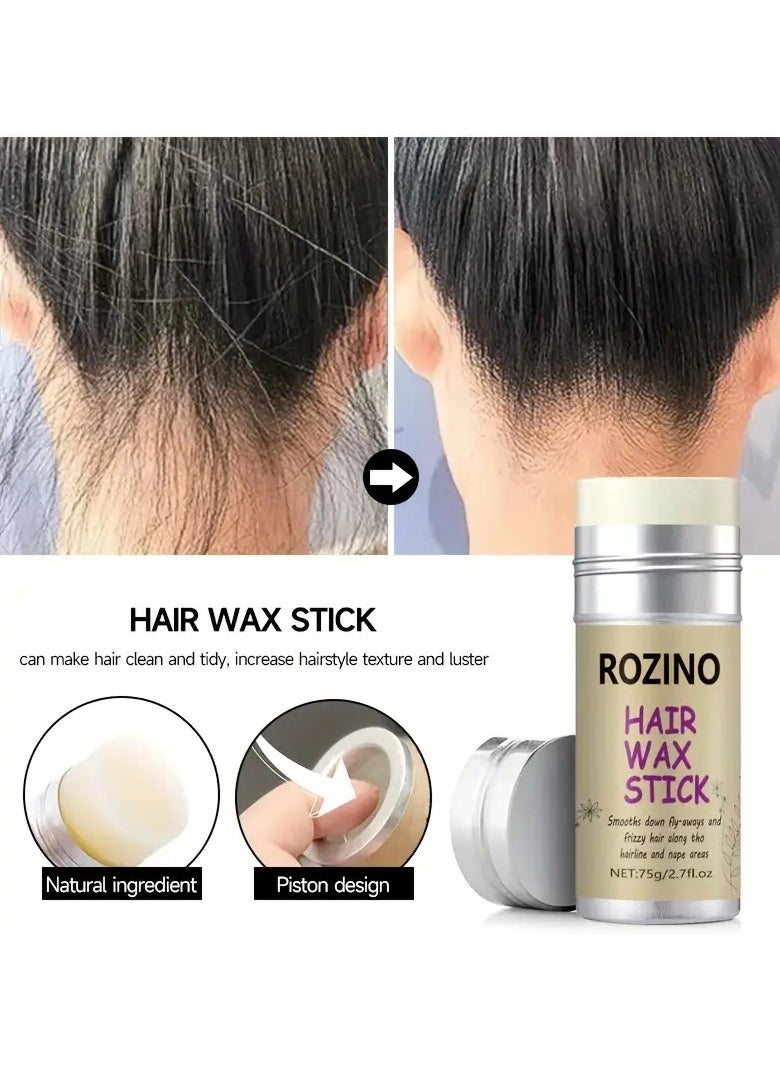 Rozino ROZINO Hair Wax Stick - 75g, Natural Plant Essence & Vitamins for Deep Hydration, Prevents Split Ends & Dryness, Alcohol-Free  - Image 5