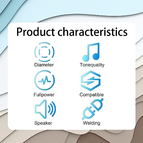 Fielect 2Pcs DIY Magnetic Speaker 3W 4 Ohm Full Range Audio Speaker Stereo Woofer Loudspeaker Replacement for Arduino, 52mm Diameter - Image 4