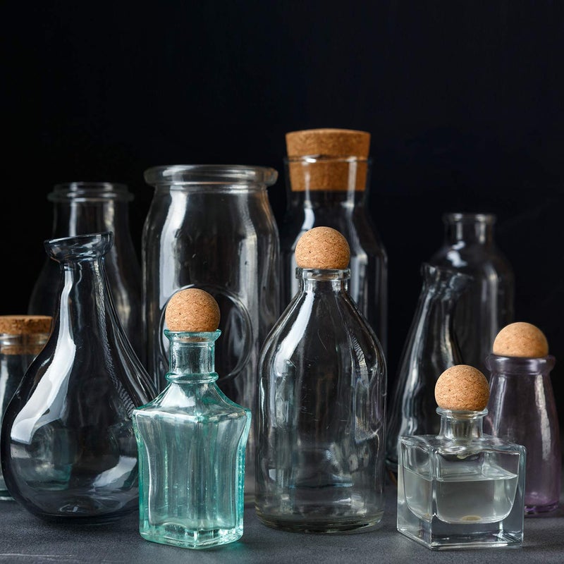 Shappy 2 Pieces Cork Ball Wooden Cork Ball Stopper for Wine Glass Decanter Stopper Replacement Wine Carafe Decanter Bottle Replacement for Christmas Holiday Party Supply (2.4 Inch/ 6.1 cm) - Image 5