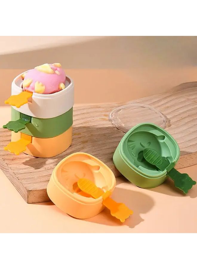 Green Silicone Mold For Homemade Popsicles Ice Cream Bars Cheese Sticks And Desserts - Image 3