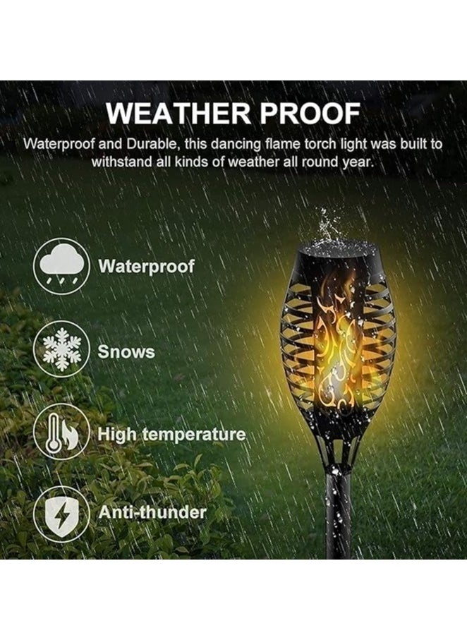 Generic GREAT STAR 108 LED Waterproof Solar Light Flickering Flame Solar Torch Light Garden Lamp Outdoor Landscape Decoration Garden Lawn Light (43 pc)  - Image 1