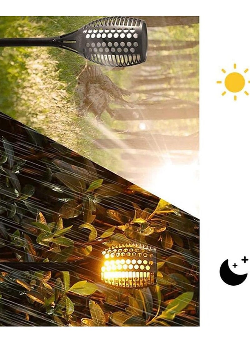 Generic GREAT STAR 108 LED Waterproof Solar Light Flickering Flame Solar Torch Light Garden Lamp Outdoor Landscape Decoration Garden Lawn Light (43 pc)  - Image 2
