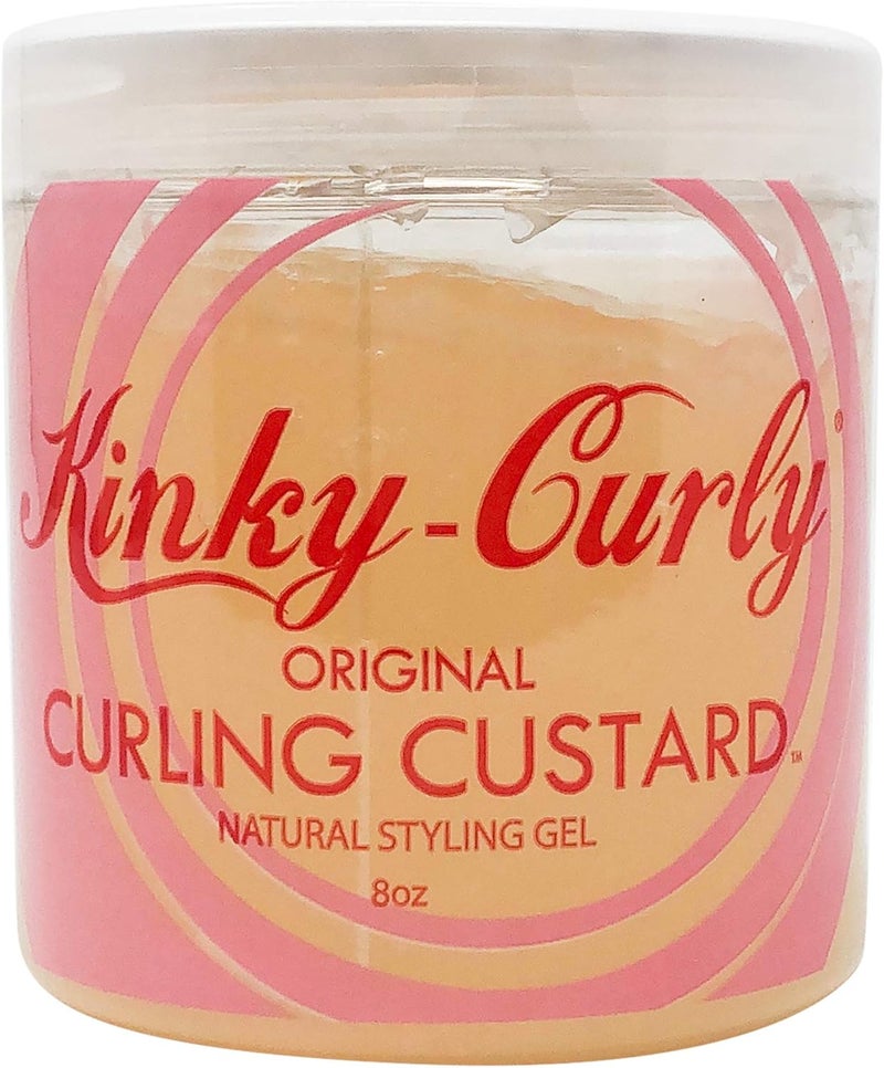 Kinky Curly Original Curling Custard Natural Styling Gel - 8 oz - Image 1