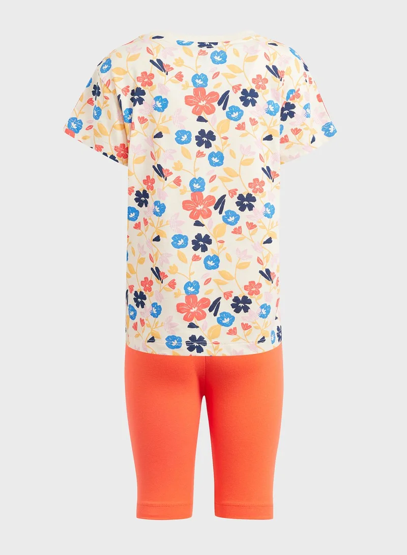 adidas Originals Essential Cycling Short T-Shirt Set