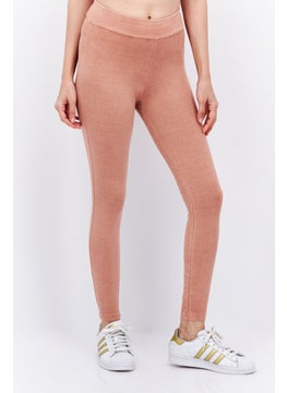 Reebok Women Sportswear Fit Training Leggings, Light Brown  - Image 1