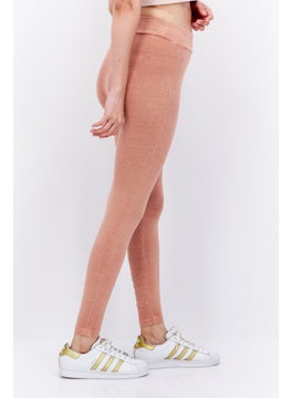 Reebok Women Sportswear Fit Training Leggings, Light Brown  - Image 2