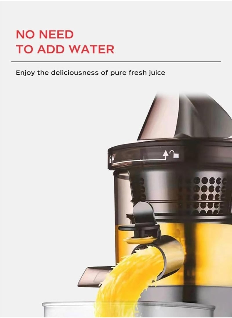 Yameem Nutrition Blender,Juicer Machines, Masticating Juicer, Slow Juicer Extractor Anti-Drip Mouth, Ideal for Nutrient Fruit Sorbet and Vegetable Juice, Anti-Oxidation Slow Juicer for Fruits