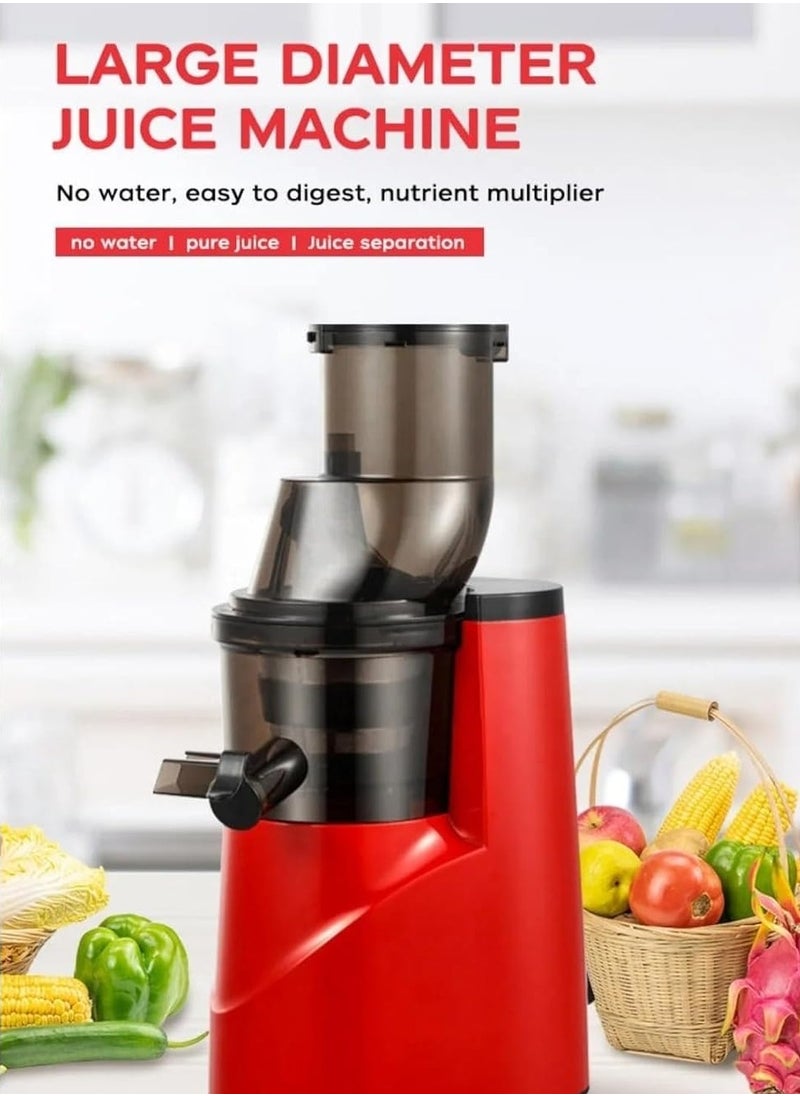 Yameem Nutrition Blender,Juicer Machines, Masticating Juicer, Slow Juicer Extractor Anti-Drip Mouth, Ideal for Nutrient Fruit Sorbet and Vegetable Juice, Anti-Oxidation Slow Juicer for Fruits