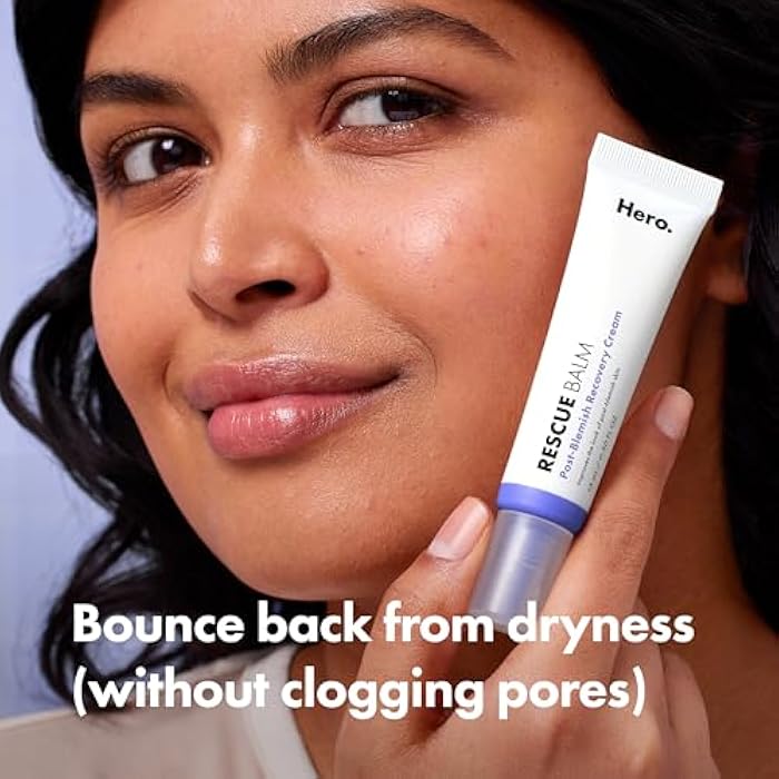 HERO COSMETICS Rescue Balm Original-New Formula The Post-Blemish Cream to Boost Hydration and Improve the Look of Post-Blemish Marks. Derm-Tested. New Formula. Won’t Clog Pores. 15mL - Image 4