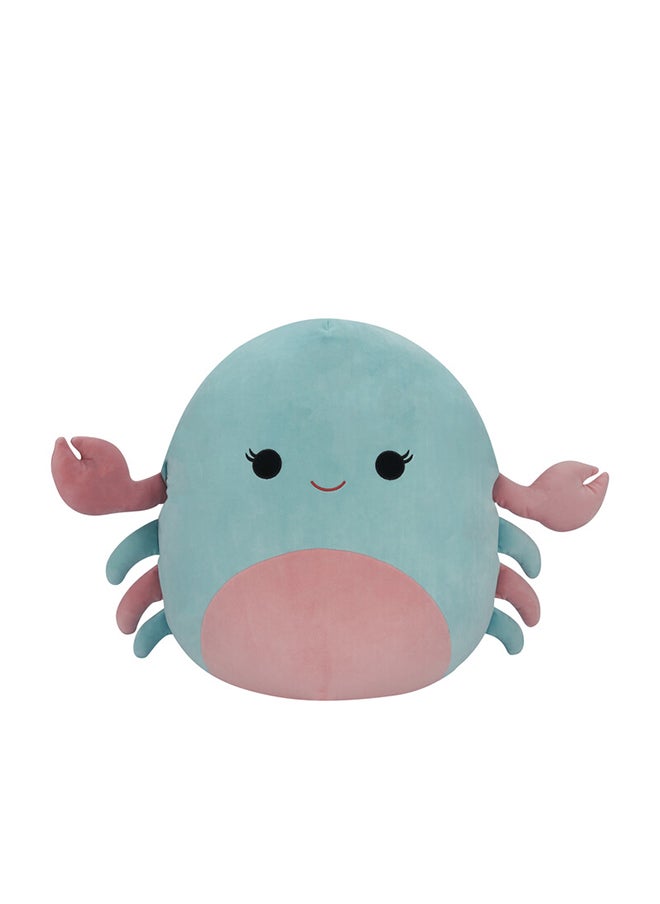Squishmallows - Large Plush 14 inch Isler Pink and Mint Crab Officially Licensed Kellytoy Plush Toy Colorful Soft Gift for Kids Girls & Boys Washable Squishy Stuff Toy Multicolor All Age - Image 1