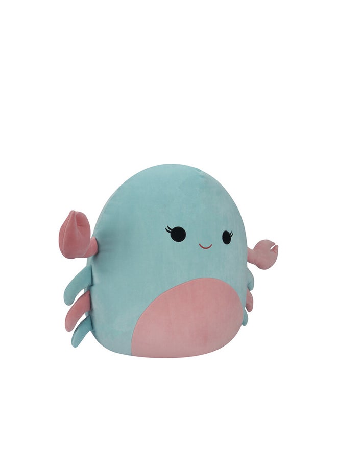 Squishmallows - Large Plush 14 inch Isler Pink and Mint Crab Officially Licensed Kellytoy Plush Toy Colorful Soft Gift for Kids Girls & Boys Washable Squishy Stuff Toy Multicolor All Age - Image 1