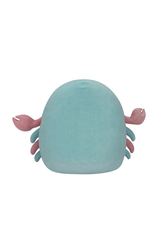 Squishmallows - Large Plush 14 inch Isler Pink and Mint Crab Officially Licensed Kellytoy Plush Toy Colorful Soft Gift for Kids Girls & Boys Washable Squishy Stuff Toy Multicolor All Age - Image 1