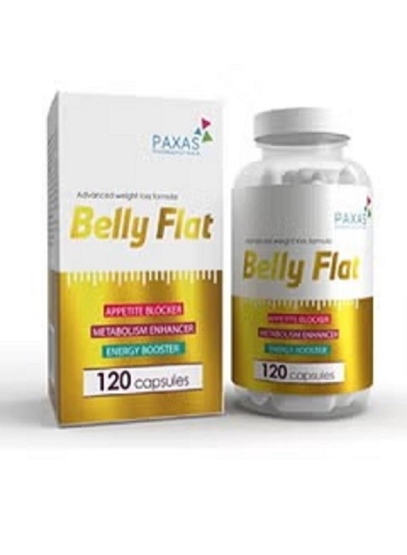 PAXAS Belly Flat Advanced Weight Loss Formula 120 Capsules - Image 3