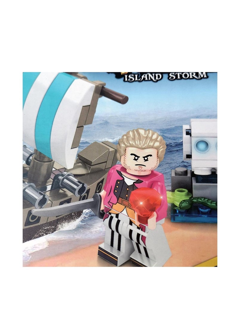 Sembo 1540 - Capture the island building blocks - 107 pcs - Image 3