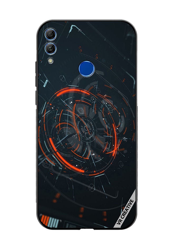 Protective Case Cover For Honor 10 Lite Tech Design Multicolour