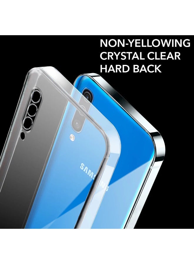 Case Compatible with Samsung Galaxy A50 A50S A30S, Case Crystal Clear Soft TPU Gel Case Flexible Silicone Anti-Scratch Camera Protection Transparent TPU Cover - Clear - Image 4