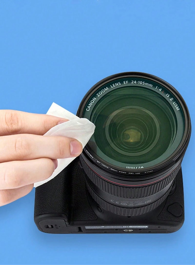 40 pcs wet wipes for cleaning all electronic devices and screens, as well as eyeglass lenses – alcohol-free and free of harmful chemicals.  - Image 4