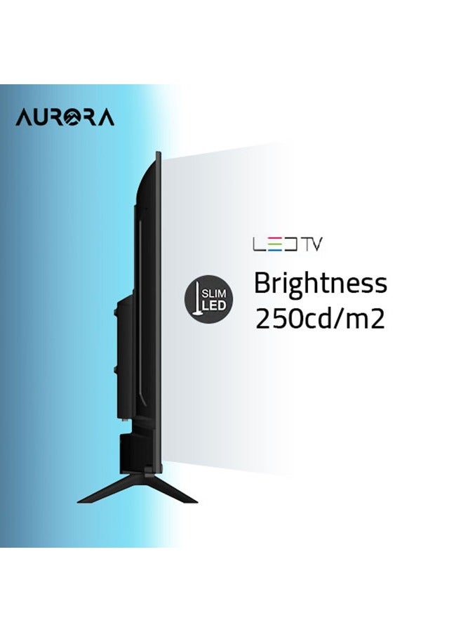32 Inch HD LED TV, Frameless Design, 1366x768 Resolution, 16:9 Aspect Ratio, 6.5ms Response Time, 2 HDMI & 2 USB Ports, Earphone Jack, Sleep Timer, Wall Stand Included | Model Name: SHM-32LKGS