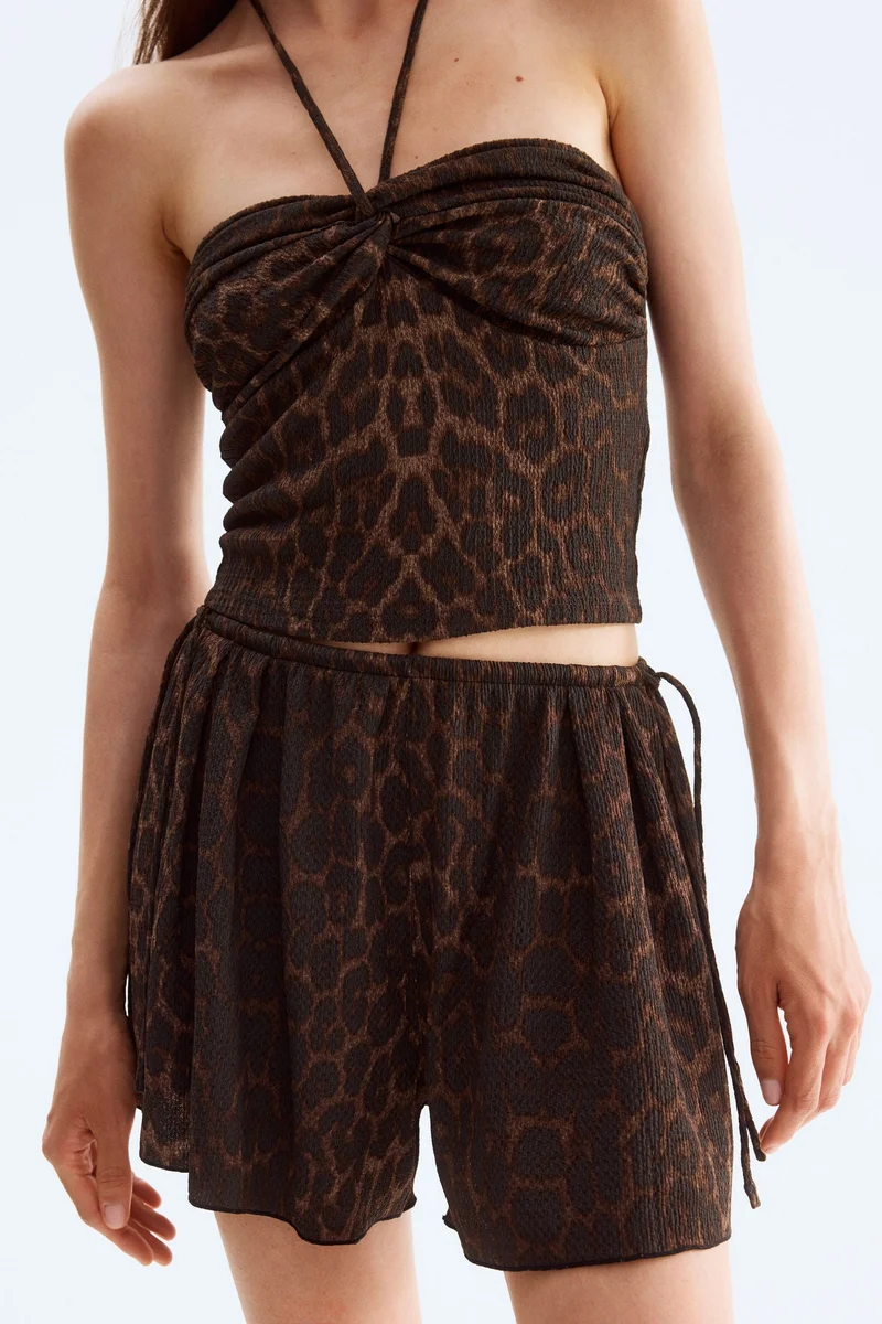 اتش اند ام شورت جيرسيه مجعد