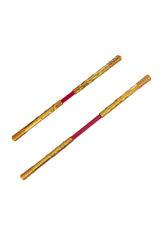 Retractable Gold Hoop Stick Automatic Retractable Stainless Steel Monkey King Gold Hoop Stick Luminous Children's Toy Stall Scenic Spot Hot Sale-Color:Sun Wukong Mask  - Image 5