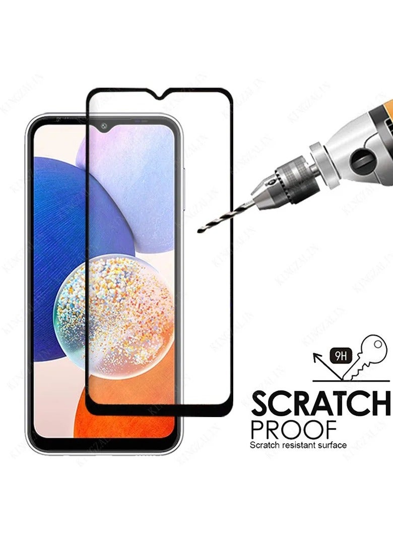 2 Pack Samsung Galaxy A15 4G / 5G Tempered Glass Screen Protector full Glue Edge to Edge Screen Glass Anti-shatter 9H Hardness Scratch Proof Compatible for Samsung Galaxy A15  - Image 2