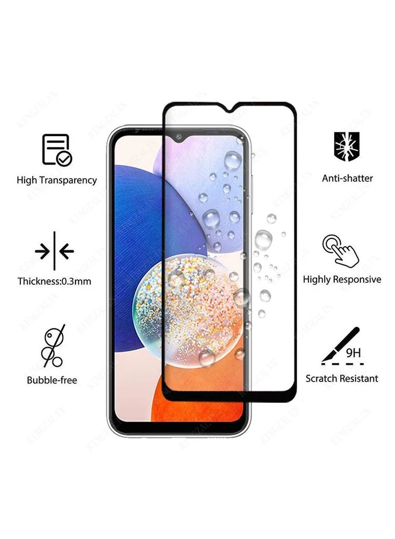 2 Pack Samsung Galaxy A15 4G / 5G Tempered Glass Screen Protector full Glue Edge to Edge Screen Glass Anti-shatter 9H Hardness Scratch Proof Compatible for Samsung Galaxy A15  - Image 3