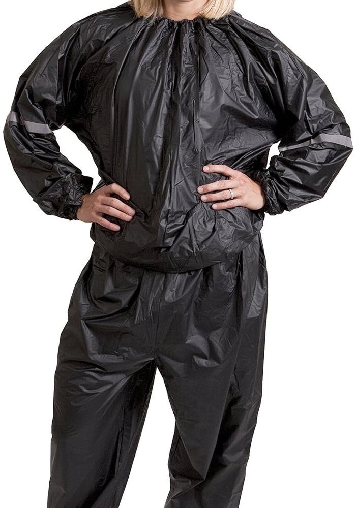 GoFit Unisex Thermal Training Suit with Reflective Stripes - Image 2