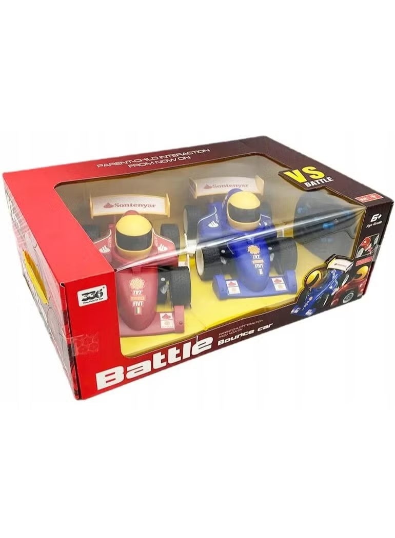 BlueFire 2-in-1 RC Battle Racing Cars Set for Kids – Dual Remote Control Hit & Run F1 Race Cars with Pop-Out Driver Head, 2.4GHz Wireless High-Speed Toys, USB Rechargeable, Crash-Activated Game for Boys & Girls Ages 3-6+ - Image 2