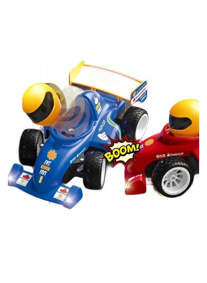 BlueFire 2-in-1 RC Battle Racing Cars Set for Kids – Dual Remote Control Hit & Run F1 Race Cars with Pop-Out Driver Head, 2.4GHz Wireless High-Speed Toys, USB Rechargeable, Crash-Activated Game for Boys & Girls Ages 3-6+ - Image 3