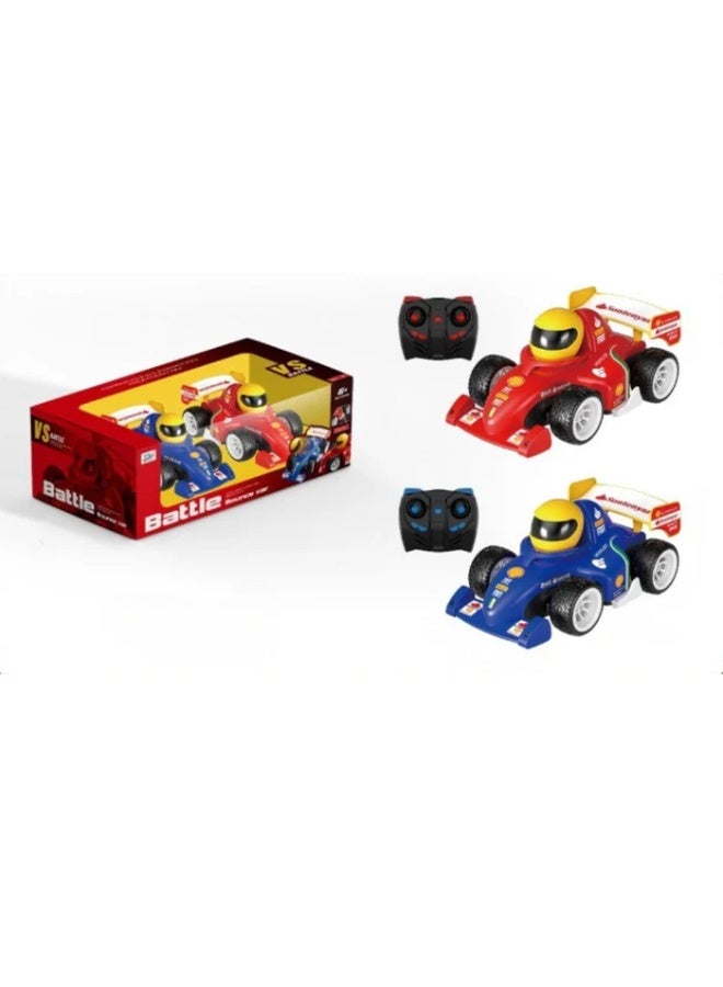 BlueFire 2-in-1 RC Battle Racing Cars Set for Kids – Dual Remote Control Hit & Run F1 Race Cars with Pop-Out Driver Head, 2.4GHz Wireless High-Speed Toys, USB Rechargeable, Crash-Activated Game for Boys & Girls Ages 3-6+ - Image 5