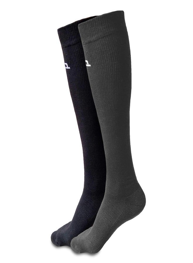 HEELIUM Bamboo Compression Socks For Men & Women | Odour Free & Superior Grip | Running, Cycling, Boosts Blood Circulation & Recovery - Image 1
