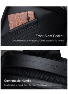 ARCTIC HUNTER XB00693 TMS Chest Waterproof Anti-Theft Crossbody Sling Bag - Blue  - Image 4