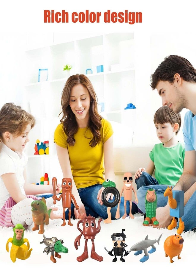 CartHome مجموعة ألعاب CartHome المكونة من 12 قطعة، تتضمن ألعاب Tralalero Tralala وTung Tung Tung Sahur، وهي ألعاب ثلاثية الأبعاد مناسبة للعب في المنزل والمكتب، وهدايا رائعة لمحبي الألعاب. - Image 5