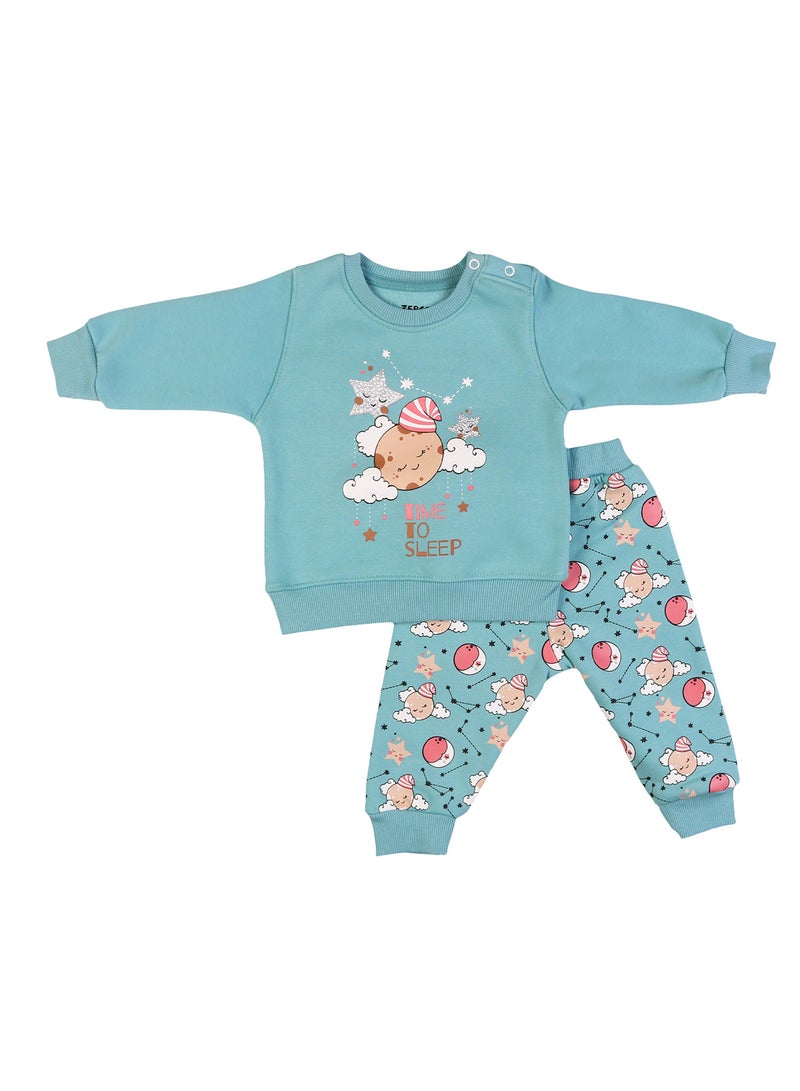زيركون بيجامة شتوي لحديثي الولادة - 1265 - Image 1