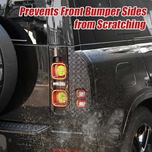 GafeSkui Tail Light Anti-Scratch Guard Protection Cover ABS Anti-Scratch Protection Cover Trim Kit Compatible with 2020-2025 Land Rover Defender 90 110 130 Decoration Armor Trim Exterior Accessories - Image 3