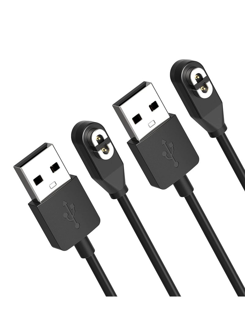 SYOSI كابل شحن مغناطيسي مكون من قطعتين لشاحن بديل لسماعات Aftershokz Aeropex AS800 وOpencomm ASC100SG وسماعات Shokz Openrun Pro Bone Conduction اللاسلكية بطول 100 سم - Image 1