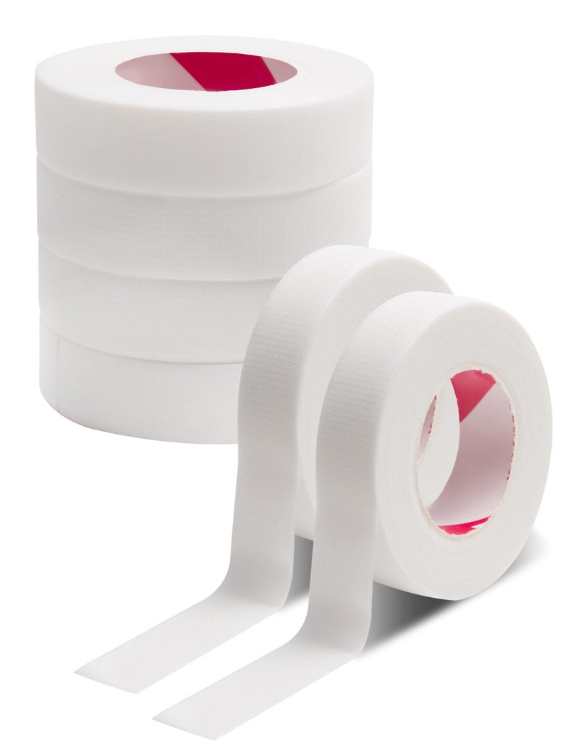 fenshine Eyelash Extension Tape, 6 Rolls Japan Micropore Medical Soft Tape for Eyelash Extension,Eyelash Extension Supplies 9M Each Roll - Image 1