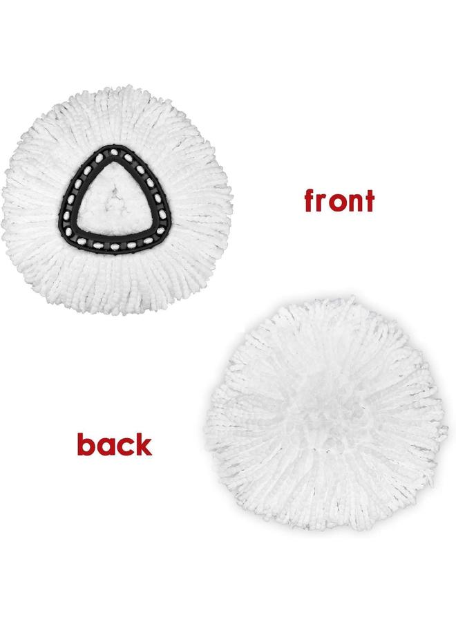 Vileda Vileda 4 Pack Replacement Mop Heads, Microfiber Spin Mop Refills Replace Head Compatible with Vileda Easy Wring & Clean and Turbo Microfibre Mop.  - Image 4