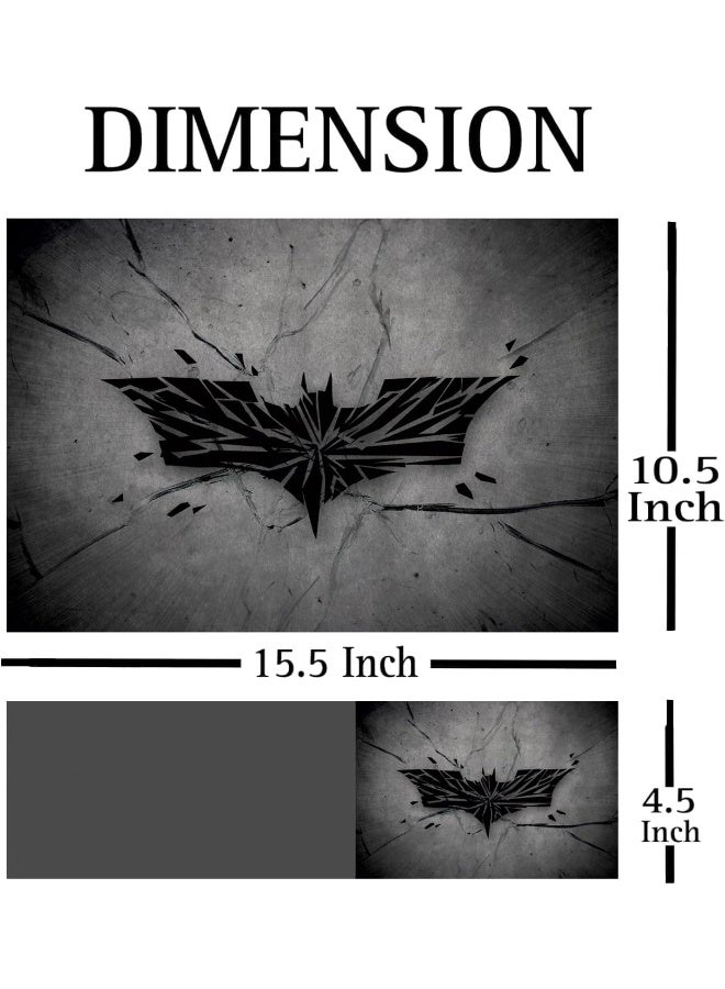 Home Trove ANCIARY Full Laptop Skin Stickers HD Quality Sticker for Laptops Upto 15.6" Compatible with Apple/Dell/HP/Lenovo/Acer/Asus/Sony (Dustproof|Waterproof|Scratchproof|Reusable) - Batman BK FL1  - Image 3