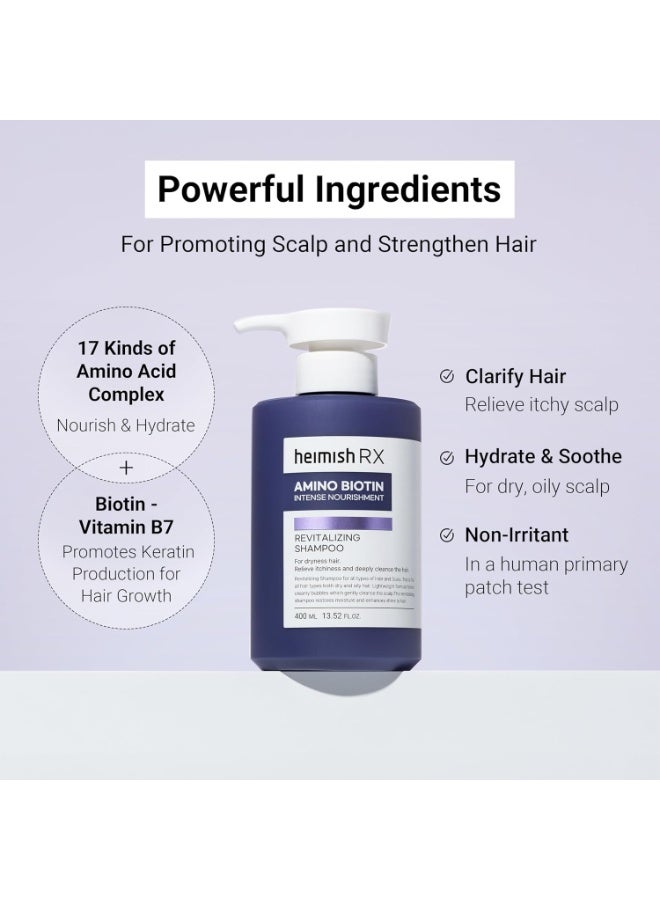 Heimish  RX Amino Biotin Revitalizing Shampoo 400ml - Image 3