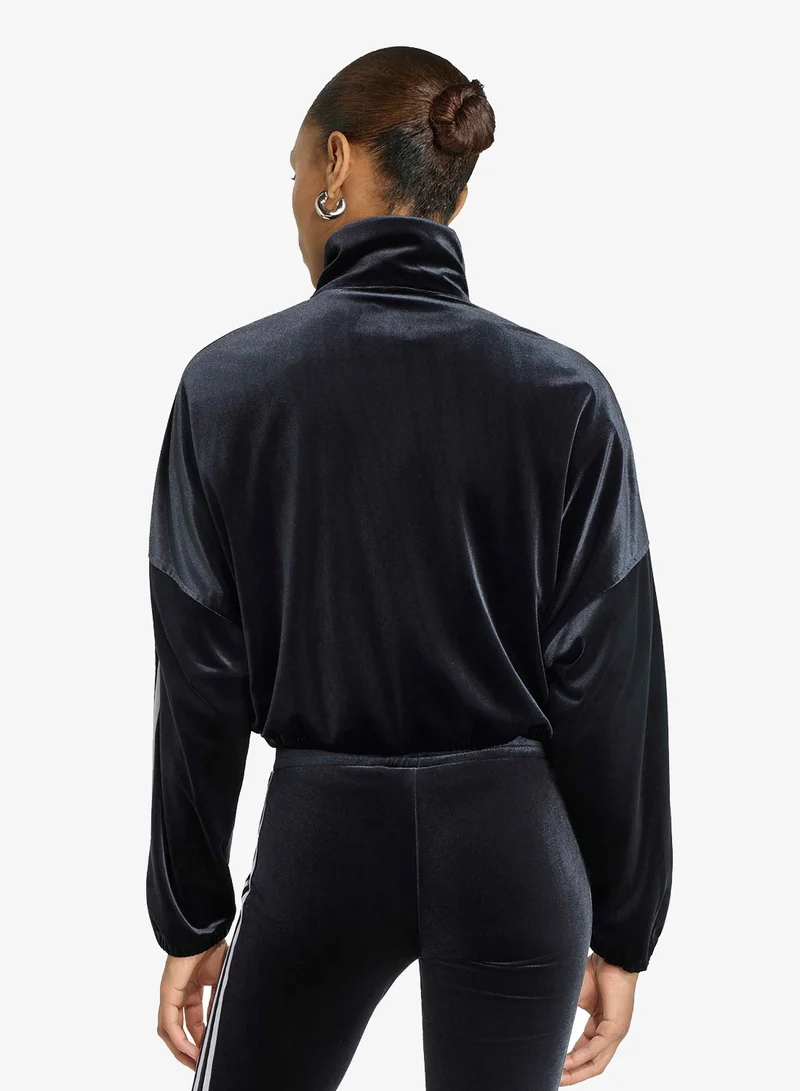 Adidas Originals Track Top With Ruched And Bow