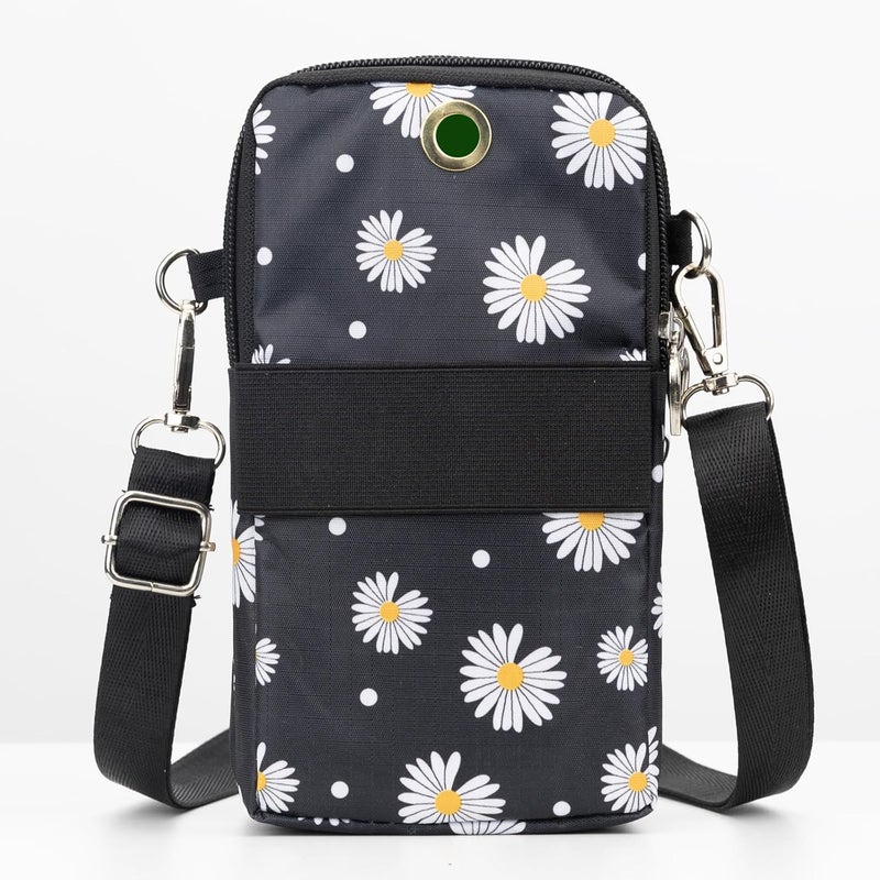 JANKS Small Crossbody Bag for Women - Mini Phone Purses with Crossbody Strap and Wallet - Nylon Arm Bag - Image 3